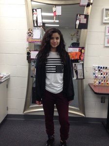 Love this casual cute outfit by one of our very own Fashion Club members!